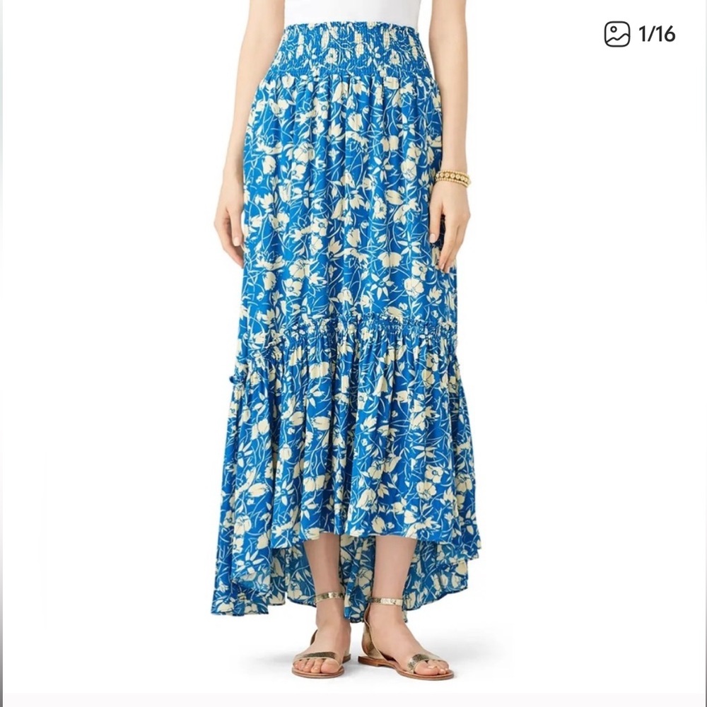 Free People Way Of The Wind Print Maxi Skirt - Picture 2 of 8